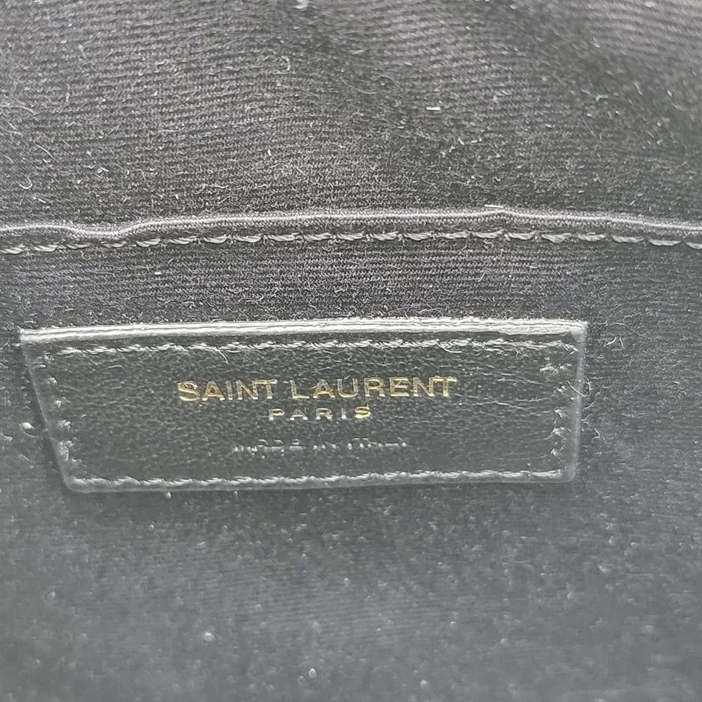 100% Authentic Yves Saint Laurent Lou Matelasse Leather Camera Crossbody Bag - Picture 11 of 13